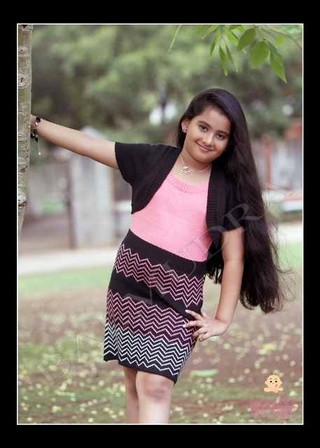 Long hair Beautiful Cute Girl smiling during her photo shoot in Balmudra  Studio  - BalmudraBalmudra